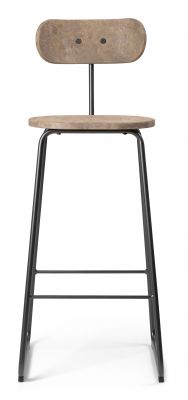 Earth Stool bar stool with Backrest Mater 